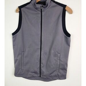 Slazenger Men's Full Zipper Polyester 2 Tone Golf Vest Size‎ M